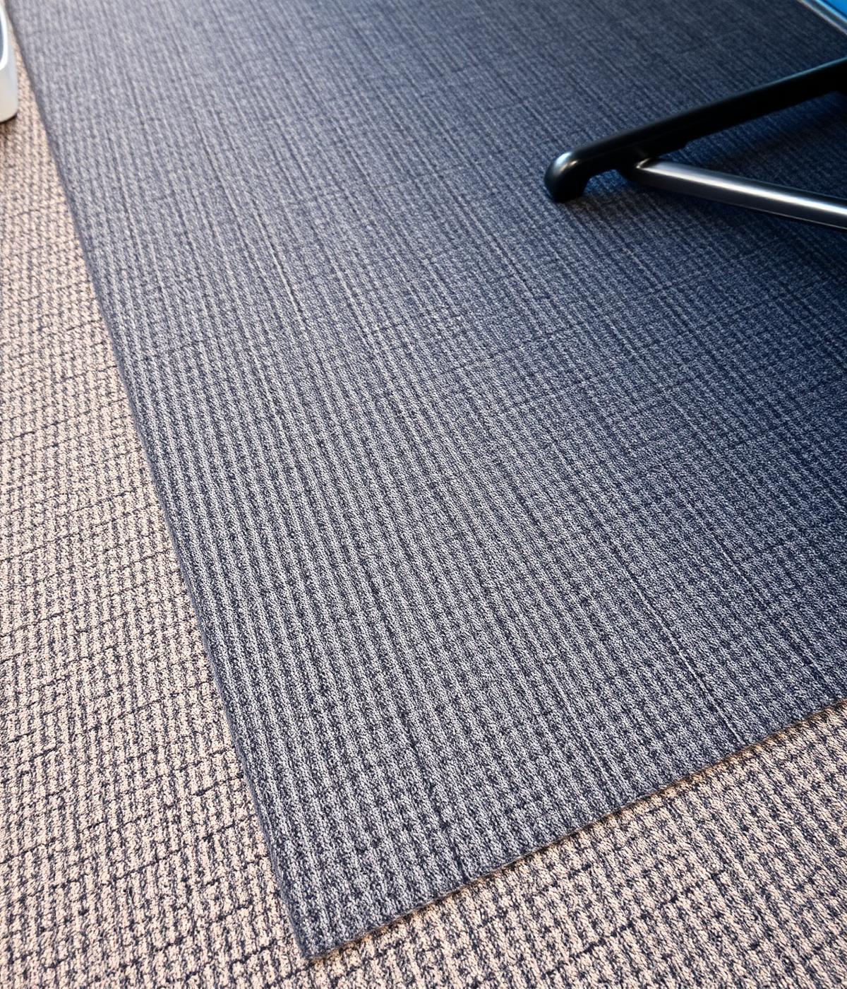 Close-up texture of premium 50x50 cm office carpet tile in Dubai